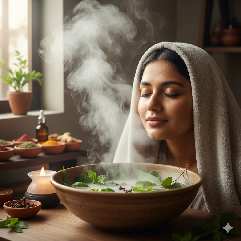 Herbal Steam Inhalation