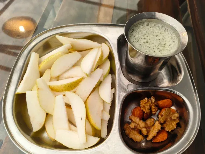 Satvic food fruits and sprouts