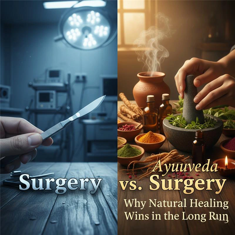 Ayurveda vs surgery why natural healing wins in the long run